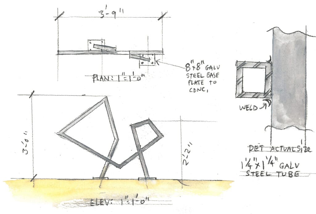 2015-04-21 trapazoidal bike racks