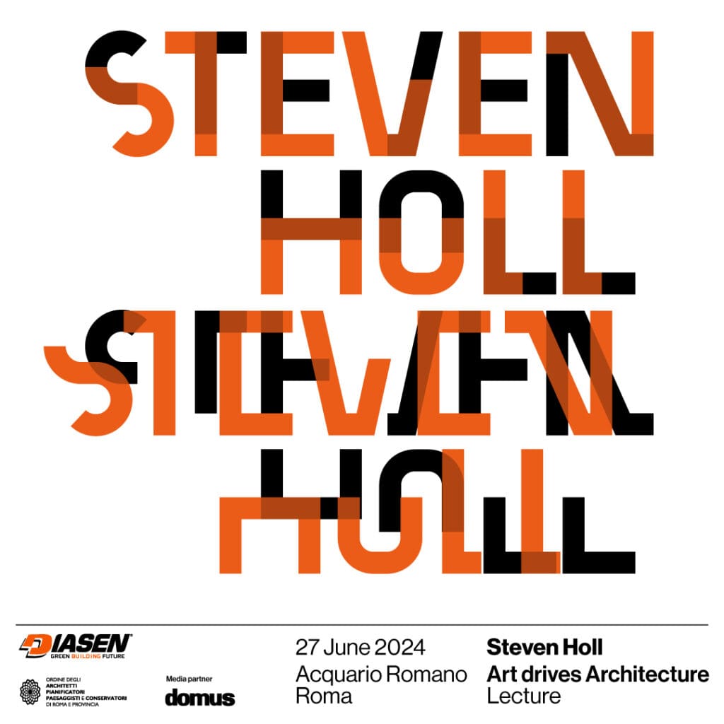 Steven Holl lecture at Acquario Romano, Rome